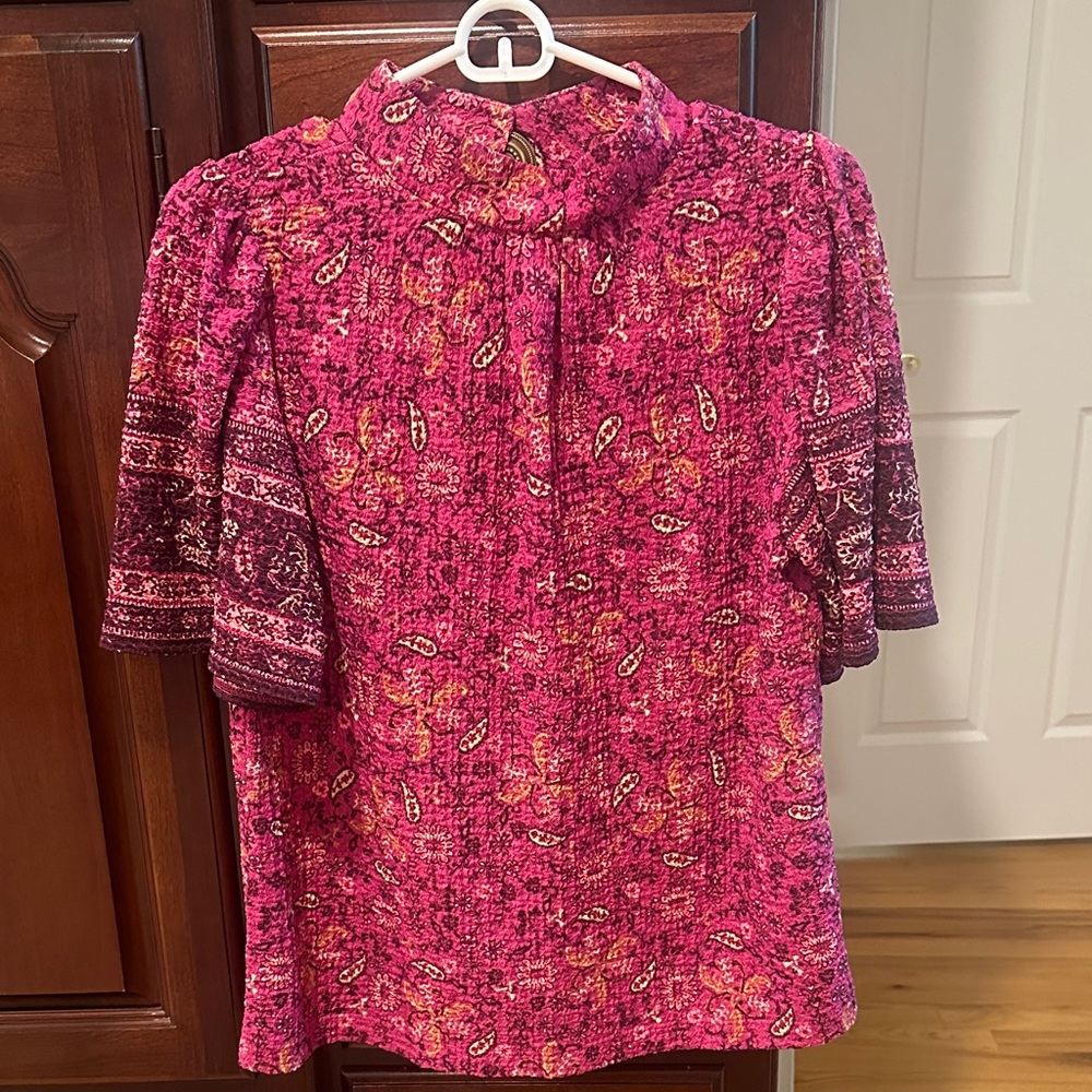 Pink Paisley Women's Top